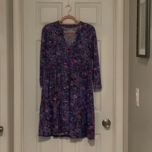 Lilly Pulitzer Alaina Swing Dress-Purple
